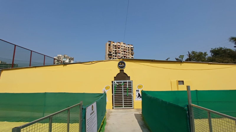 Pet Park Entry — Gravity Pets Home facility